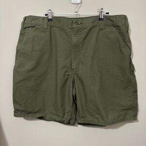 Carhartt Green‎ Cargo Shorts Relaxed Fit Cotton